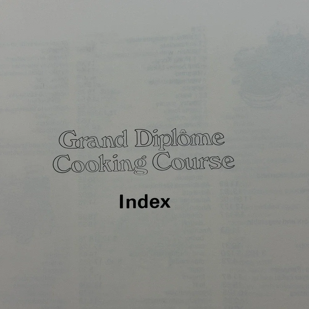 Vintage 1972 Grand Diplôme Cooking Course Vols 17-20 HC Cookbook Gourmet Recipes